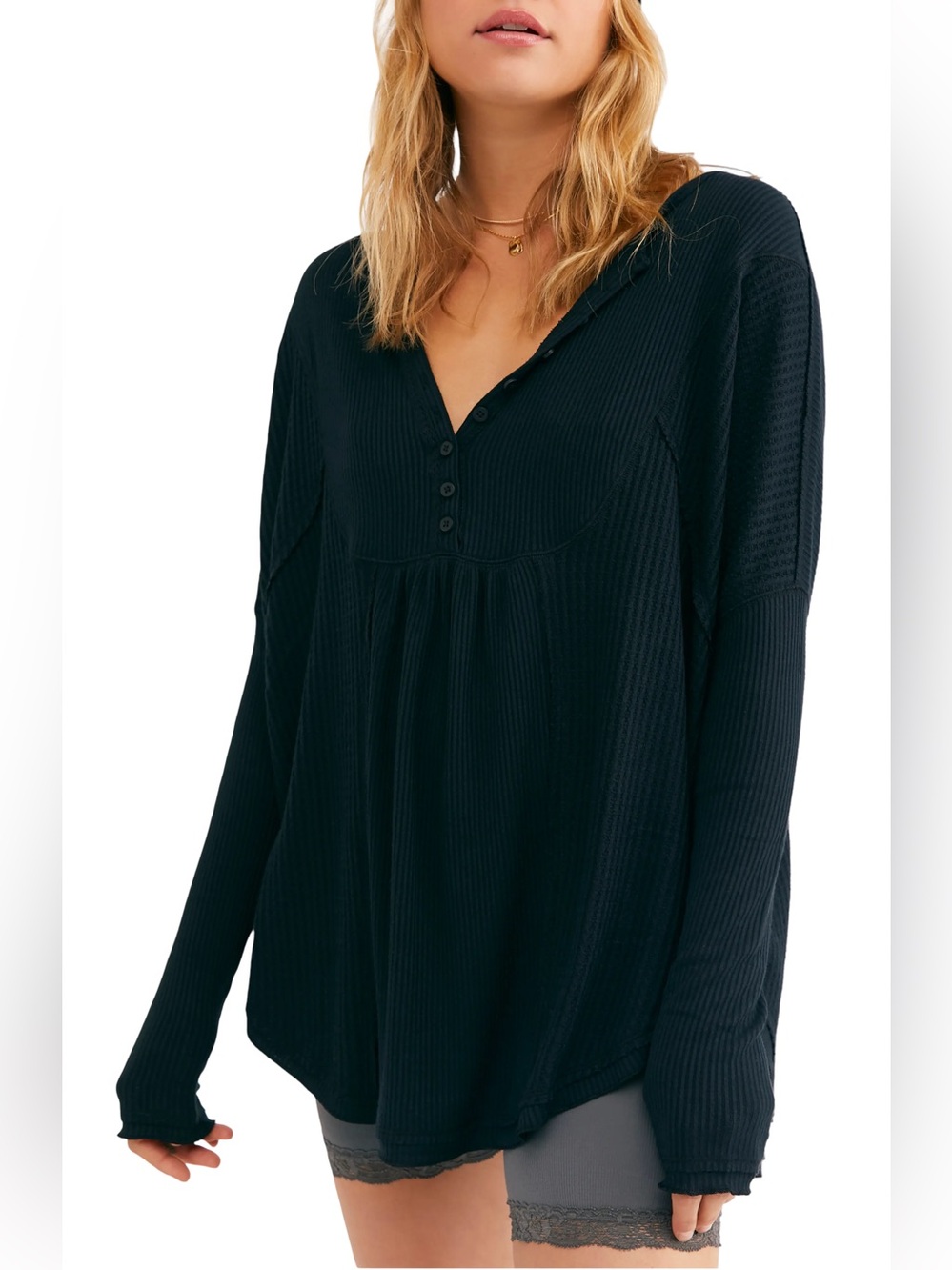 Free People Leo Henley Tee
